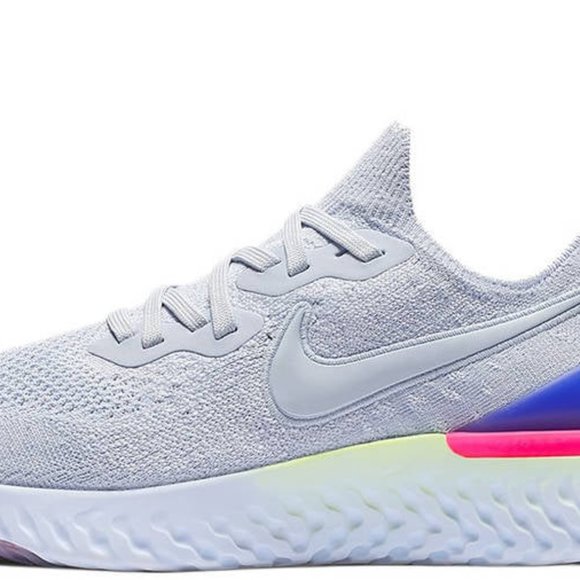 YOUTH NIKE Epic React Flyknit 2 'Hydrogen Blue' - Picture 6 of 7